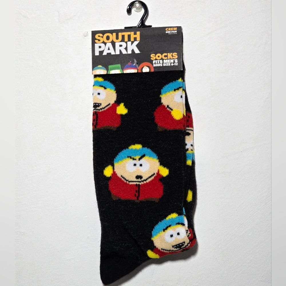 South Park Cartman Crew Socks 1 pair Mens Size 6-12